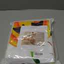 Halloween Tablecloth, Orange Jack-O-Lantern Pumpkin Leaf Holiday Table Cover Rectangular Water Resistant for Party Picnic Dinner Decor 60x102 Inch