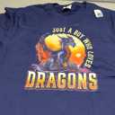 Just A Boy Who Loves Dragons - Boys Dragon T-Shirt
Sapphire Blue L