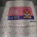 Disposable Dog Diapers Female 90 Count Puppy Diapers Female (Waist 11-18 in M) Super Absorbent Small Doggie Diapers for Heat Excitable Urination or Incontinence - Pink