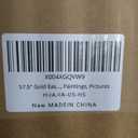 57.5" Gold Easel Stand for Wedding Sign, Heavy Duty Metal Display Stand, 4-Tier Height Adjustable Easel for Art, Paintings, Welcome Signs, Posters, and Décor, Simply Assembly Required