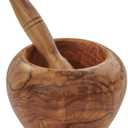 Berard Olive Wood Handcrafted Mortar and Pestle Set, 5"