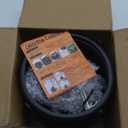 JOICEE Halloween Decorations Indoor, LED Mist Maker Halloween Witches Cauldron Black Plastic Cauldron with Skeleton for Halloween Decorations Home Room Mantel Table Decor (Black and White)