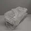 Freezer Organizer Bins, 4 Pack Chest Freezer Organizer Stackable for 5-7 Cu.FT Deep Freezer Sort Frozen Meats and Food, Freezer Storage Baskets with Handles Easy Reach from Bottom, White