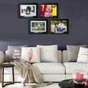 Klikel Daddy And Me Frame - Fathers Day Picture Frame - Black Wood Picture Frame With Silver Sentiments - Holds 1 4x6 Photo With Mat or 1 5x7 Photo Without Mat - Wall Mount And Table Desk Display