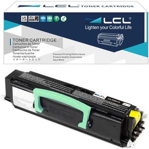 LCL Compatible Toner Cartridge Replacement for Lexmark E250A11A E250A21A E250D E350D E350DN E352DN E250DN (1-Pack Black)
