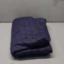 Bare Home Weighted Blanket Full or Queen Size 15lb (48" x 72") for Adults - All-Natural 100% Cotton - Premium Heavy Blanket Nontoxic Glass Beads (Eggplant, 48"x72")