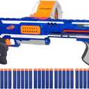 NERF Rampage N-Strike Elite Toy Blaster with 25 Dart Drum Slam Fire for Kids, Teens, & Adults 