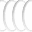 4PACK 3200lm LED Flush Mount Ceiling Light, Super Slim 12 inch LED Ceiling Light, 5000K Daylight LED Ceiling Light for Bedroom, living room, garage, office, warehouse, Dining room (White, Four Pack)
