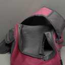 PetAmi Small Dog Sling Carrier, Soft-Sided Crossbody Puppy Carrying Purse Bag, Adjustable Sling Pet Pouch to Wear Medium Dog Cat Travel, Dog Bag for Traveling, Poop Bag Dispenser, Max 10 lbs, Pink