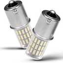 Heifymi 1156 LED Bulb 12V 24V LED Reverse Lights 1141 1003 7506 BA15S P21W Super Bright 6000K Replacement for Car Back up Tail Brake Lawn Mower Lights, 2 Pack