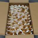 Supernal 60 Pack Pre Rolled Napkins with Gold Plastic Silverware, Premium Disposable Gold Wrapped Cutlery Set Includes: 60 Forks 60 Knives 60 Spoons 60 Napkin for Party