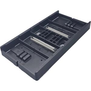 Tissuefoot - The Ultimate Tissue Box Holder: Convenient Access for Home, Office, Car, Classroom & More - Dishwasher Safe- Sturdy, Rectangular and Stylish Stabilizer! (Black)