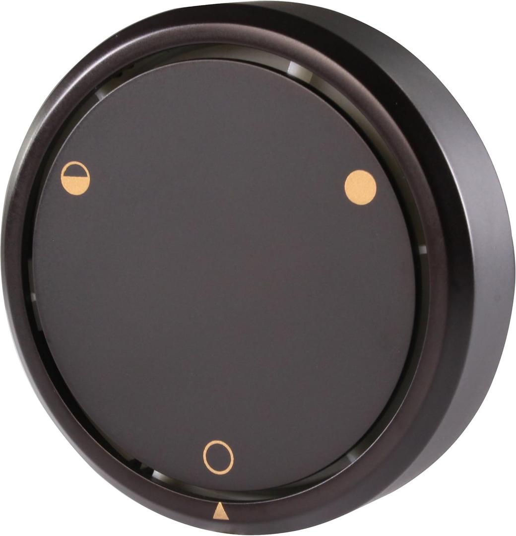 Westbrass D493CHM-12 Universal Patented Deep Soak Round Replacement 2-Hole Bathtub Overflow Cover for Full and Over-Filled Closure, Oil Rubbed Bronze