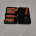 STREBITO Precision Screwdriver Set 64 in 1 Small Screwdriver Set with Torx, Triwing, Pentalobe Star, Mini Repair Tool Kit for Computer, PC, Laptop, Phone, PS5, XBOX, Switch, Eyeglasses, Electronic (Orange)