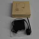 Trucker Bluetooth Angteela Headset with Microphone, Wireless Cell Phone Headset with Noise Canceling Mic Charging Base Mute Function for Home Office Call Center Skype