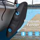 AWEMUFA Boat Fenders Easy to Install Bumper for Docking Ideal Fender for Pontoon, Bass, Jet Ski and Fishing Boats