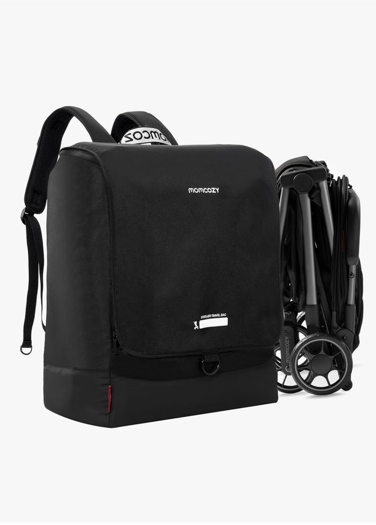 Momcozy Stroller Travel Bag for Airplane | Suit ClickGo Stroller | Compatible with Strollers Folded Dimensions of 22.1 X 17.3 X 9.8 Inch | Fit Most Major Brand | Hand-held ＆ Back-carrying