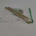 Curtain Rods for Windows 28 to 48-60 Inches, 5/8 Inch Gold Adjustable Small Curtain Rod Set with Brackets for Bedroom Living Room