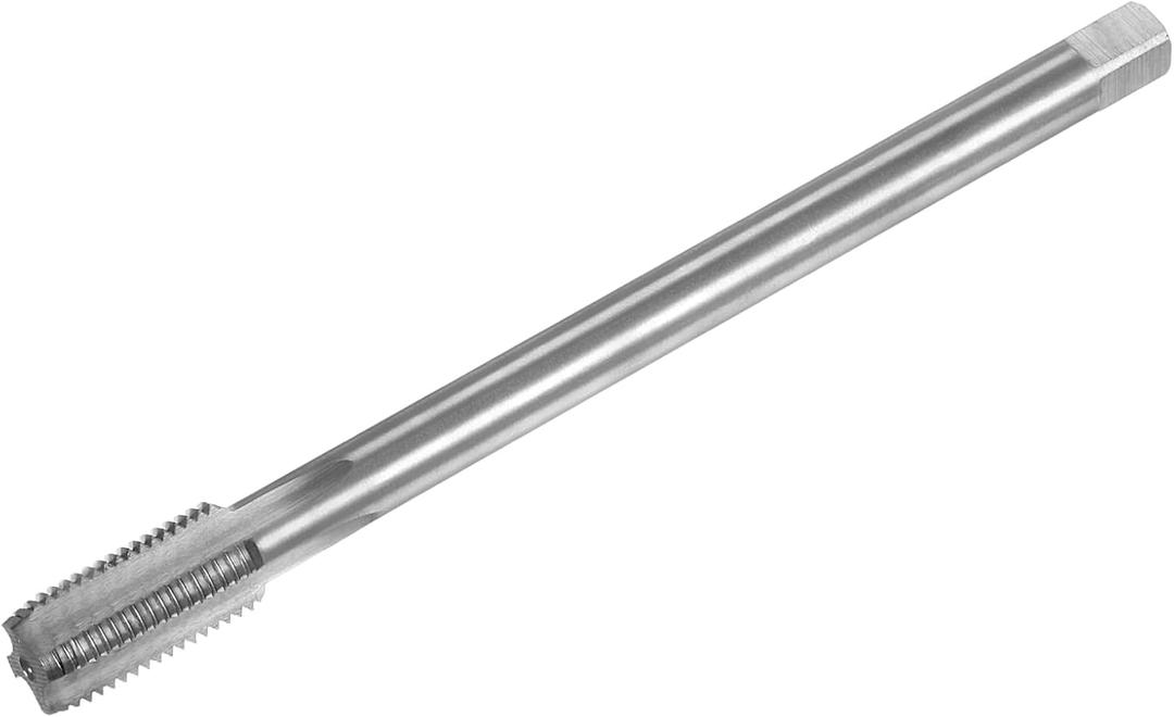 uxcell Metric Thread Tap M11 x 1.25 H2 130mm Extra Long Straight Flute Screw Thread Milling Machine Taps Threading Tapping Repair Tool