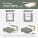 Bedsure Queen Comforter Set - 7 Pieces Floral Sage Green GentleSoft Bedding Sets, Queen Bed in a Bag with Botanical Flowers Winter Comforter, Sheets, Pillowcases & Shams