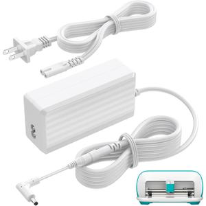 18V DIY Cutting Machine Charger Replacement Fit for Cricut Joy JCTR101 Power Cord AC Adapter Plug for Cricut Joy 2007813 2007992 PC2007992 GHFB23405 SS2076299 TS-A045-1800251(Not for Others)