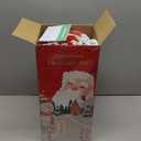 COOLWUFAN 24 Pack Chrismas Candy Cane Lights, 33'' Light Up Candy Cane Chrismas Decoration Outdoor Yard, Waterproof Xmas Outside Decor Pathway Lights