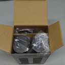 SIMPLETASTE Electric Salt and Pepper Grinder Set, One-Handed, Battery Powered, Adjustable Coarseness, LED Light, Pepper mills with stand, Seasoning Tools for Kitchen, Dining or Gifting (Space Gray)