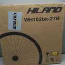 Hiland 26" 27.5" 29" x 1.75" Alloy Bike Rim for 1.75 to 2.215 Inch Tire, Front & Back MTB Wheelset for Dis Brake with 7 Speed Freewheel, Bolt On Axle, Bicycle Accessories for Adult Bikes