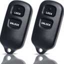 MechanMagic Key Fob Remote Replacement Fits for Toyota 4Runner 1999-2009/CELICA/RAV4 2001-2005/HIGHLANDER/PRIUS/TUNDRA/ECHO/SCION XB XA 2004-2006 Keyless Entry Remote Control HYQ12BBX (Pack of 2)