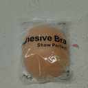 NONIO Adhesive Bra Strapless Sticky Invisible Push up Reusable Silicone The Best Off Backless Viscous for Women (Nude)