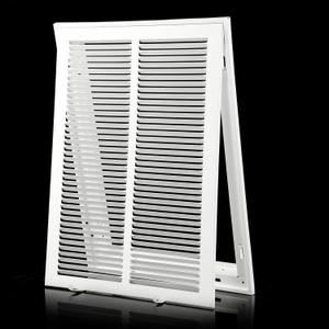 14x20 Return Air Grille [Duct Opening Size] Return Vent Cover for Wall or Ceiling,Steel Return Air Grill Removable Face/Door for 1 inch Filters(14"W x 20"H [Duct Opening])