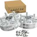 38mm (1.5 Inch) Hubcentric Wheel Spacers 5x115 Compatible For Dodge Charger 2006-2022, Challenger 2008-2022, Magnum 2005-2008, Compatible For Chrysler 300c 2005-2022 (2pcs 71.6mm M14x1.5) Spacer (Silver)