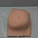 Fake Pregnant Belly 6-9 Months Artificial Silicone Pregnancy Belly Lifelike Skin for Actor Performance Maternity (Nude)