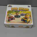 iPlay, iLearn Press to Go Car Toys for Toddlers 1-3, Baby Animal Racing Cars, Infant Play Vehicle Set, Baby Push Go Friction Car Toys for 6-9-12-18 Months, 1st Birthday Gifts for 1-2 Years Old Boys