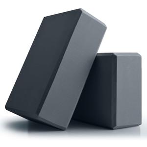 Yoga Blocks 2 Pcs, 9"x6"x3" Yoga Brick Foam Blocks EVA Foam Block Yoga Props Accessories for Yoga Pilates Stretching and Meditation