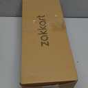 Zakkart Cat Perch for Window Sill with Bolster - Orthopedic Hammock Design with Premium Hardwood & Robust Metal Frame - Cat Window Seat for Large Cats and Kittens - Dark Stained Wood Gray Bed, 24''W