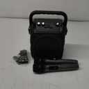 Karaoke Machine, Portable Bluetooth Speaker with 2 Wireless Microphones for Adults & Kids with Lights, Karaoke Microphone with PA System Supports USB/TF/FM/AUX for Home Party Home System Packages (Black)