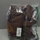 Shrrie Laptop Backpack for Women 15.6 inch,Travel Leather Backpack Purse Nurse Teacher Carry on Backpack Computer Bag,Professional Water-Resistant College Business Work Casual Daypack,Brown (Crazy Horse Brown01)