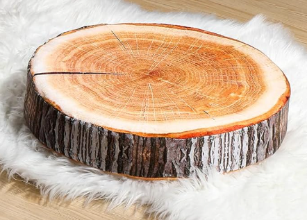 3D Wood Pillow Cover, 20 inch