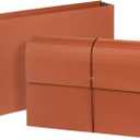 Blue Summit Accordion File Wallet with Flap and Cord Closure, Legal Size, 3 Expansion  10 Pack
