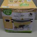 GreenLife 6QT Slow Cooker, Non-Toxic PFAS-Free Ceramic Nonstick Removable Interior Bowl, Programmable, Family Friendly, Keep Warm, Stovetop & Oven Safe, Dishwasher Safe Crock, Timer, Glass Lid, Yellow