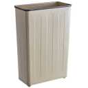 Rubbermaid® FGWB96RAL 24 Gallon Beige Rectangular Steel Fire-Resistant Wastebasket / Trash Can