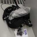 WALK MATE 3 Wheel Rollator Walker with Seat for Slim Seniors, Padded Backrest Lightweight Foldable Travel Walker Ideal for Elderly, 8 Inch Tri-Wheel Modern Mobility Walking Aid Aluminum, Black