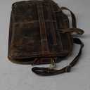 18 Inch Full Grain italian Leather Briefcase for Men, Top Choice Gifts, Handcrafted Laptop Bag