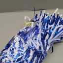 Anderson's Metallic Blue and White Foil Textured School Spirit Shakers, Cheerleader Pom Poms, Football Basketball Homecoming, Squad, Team, Party, Dance, Club, Performance, Fan Celebration Pack of 10