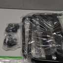 2 Pack Under Bed Storage Rolling Metal Frame Underbed Containers with Wheels Lid Visiable Window Storage Bag Box Organizer Home Closet Organization Drawer Bins for Clothes Shoes Toys Blanketss Grey