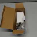 Haidms Brushed Nickel Pocket Door Hardware, Square Pocket Door Lock, Zinc Alloy Pocket Door Handles, Square Locks for Pocket Doors 1 Pack