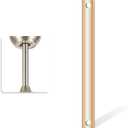 24 Inch Ceiling Fan Downrod, 2-Foot Gold Ceiling Fan Extension Rod, 1-Inch OD, ceiling fan downrods for Various Fans (Gold, Not Threaded)