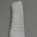 UGASA 14x24 Inch Pillow Cover Pack of 1 Soft Boho Stripe Corduroy Long Rectangular Lumbar Cushion Cover Farmhouse Decorative Throw Pillowcase for Bed, Couch, Sofa, Bedroom, Living Room, Pure White