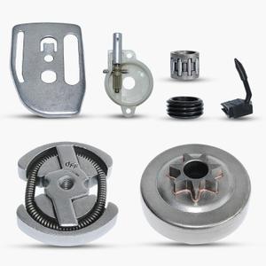 .325-7T Clutch Drum Bearing Oil Pump Worm Gear Kit For Husqvarna 137 136 141 142 36 41 Chainsaw #530014949,530069342